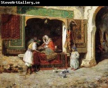 unknow artist Arab or Arabic people and life. Orientalism oil paintings  261